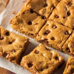 Blondies aux pépites de chocolat