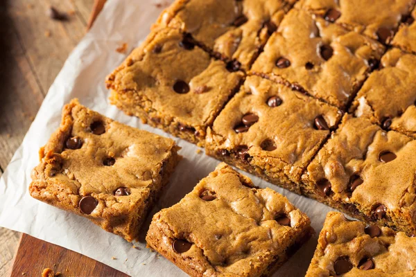 Blondies aux pépites de chocolat