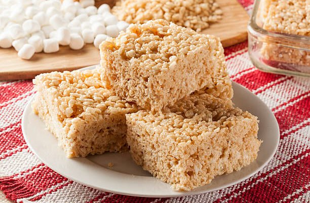 Carrés aux Rice Krispies