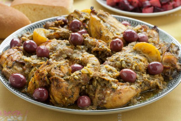 Tajine de poulet Mquali