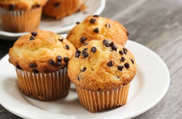 Muffins aux pépites de chocolat