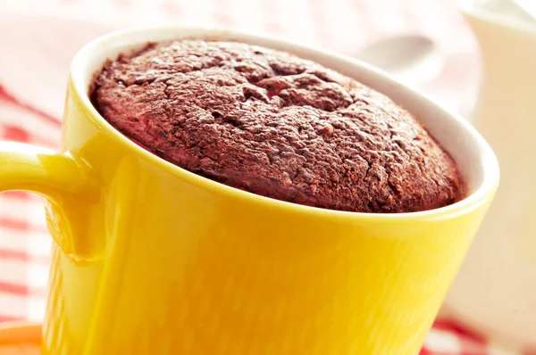 Gâteau chocolat dans une tasse