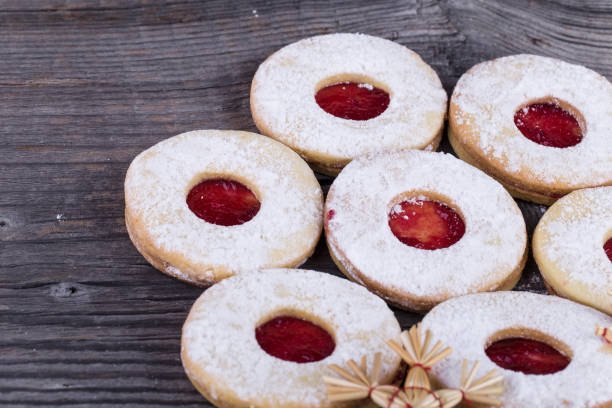 Biscuits sablés à la framboise