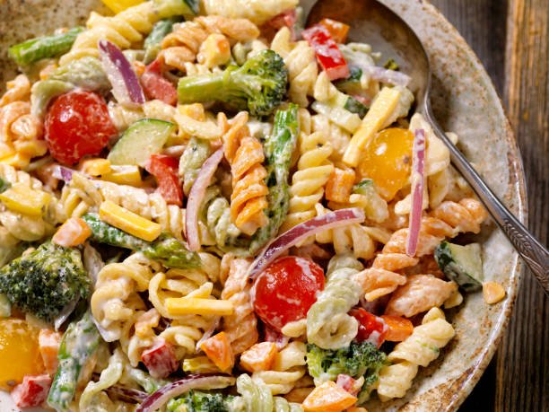 Salade de pâtes aux légumes