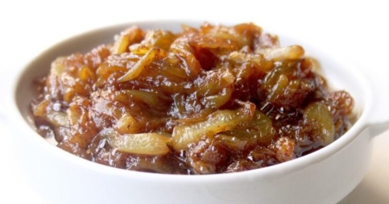 Oignons caramélisés à la marocaine (Tfaya)