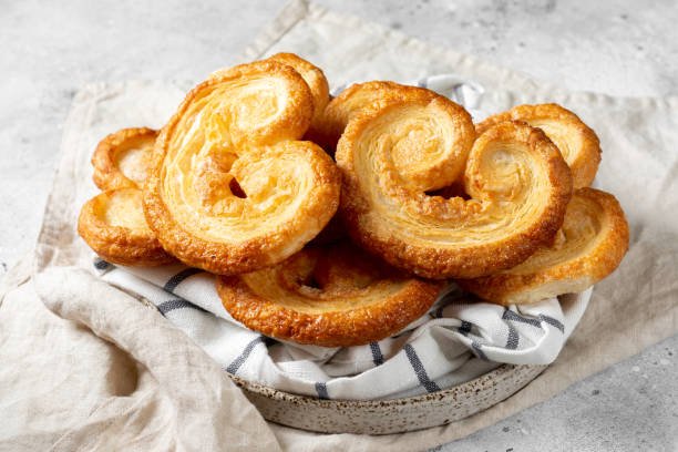 Palmiers feuilletés et sucrés