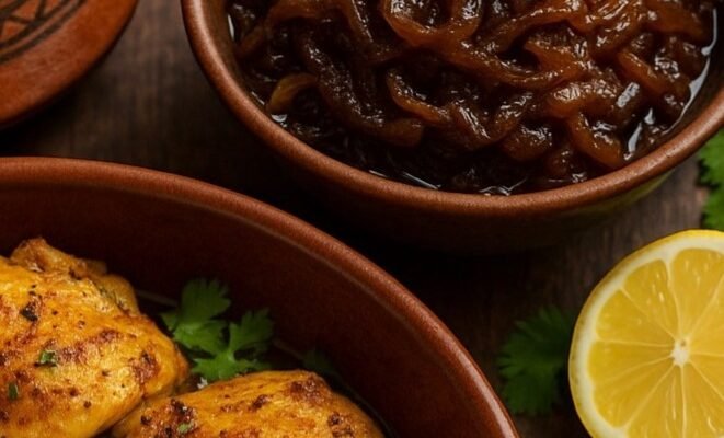Poulet marocain à la tfaya