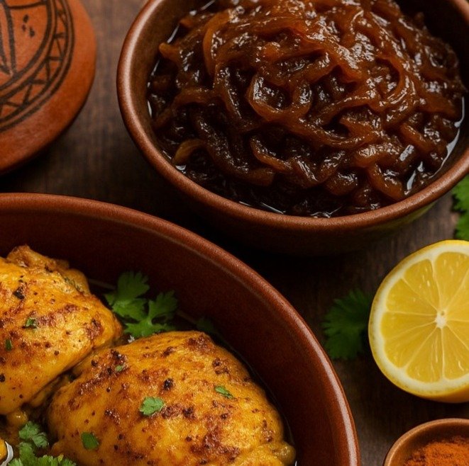 Poulet marocain à la tfaya