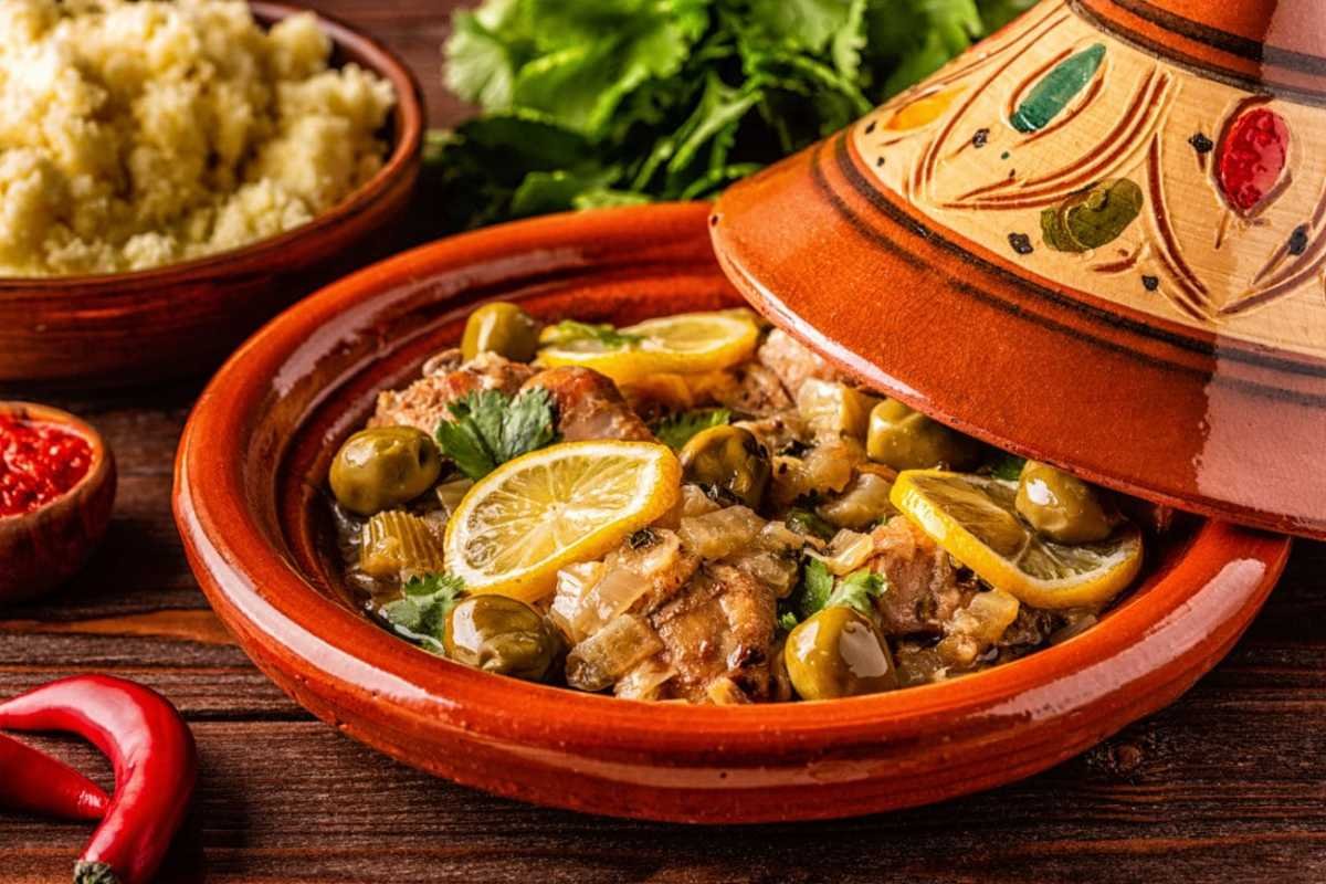 Tajine de poisson aux légumes et citron